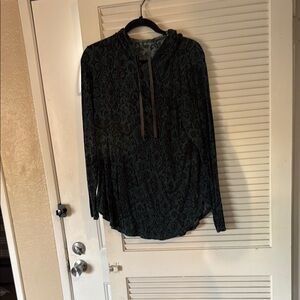 Black and Green Livi Hoodie